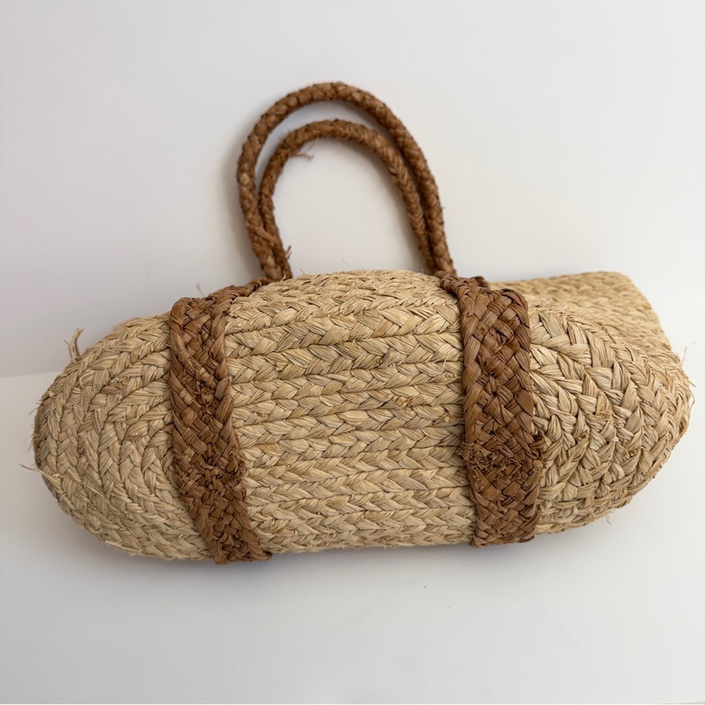 Hat Attack Cameron Handheld Raffia Bag - Picture 3 of 4